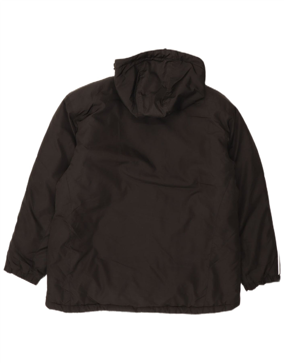 Giacca imbottita oversize con cappuccio da donna UMBRO UK 16 grande poliestere nero