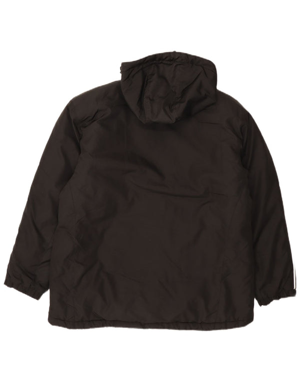 Giacca imbottita oversize con cappuccio da donna UMBRO UK 16 grande poliestere nero