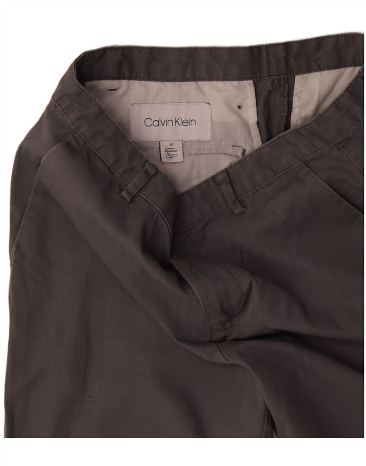 CALVIN KLEIN Pantaloncini chino da uomo W30 cotone grigio medio