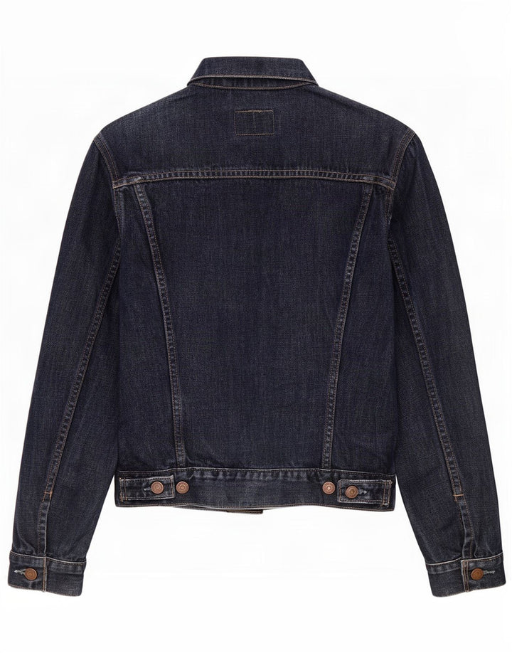 Giacca di jeans da donna Levi's UK 12 cotone blu navy medio