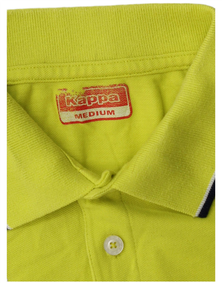 KAPPA Mens Polo Shirt Medium Yellow