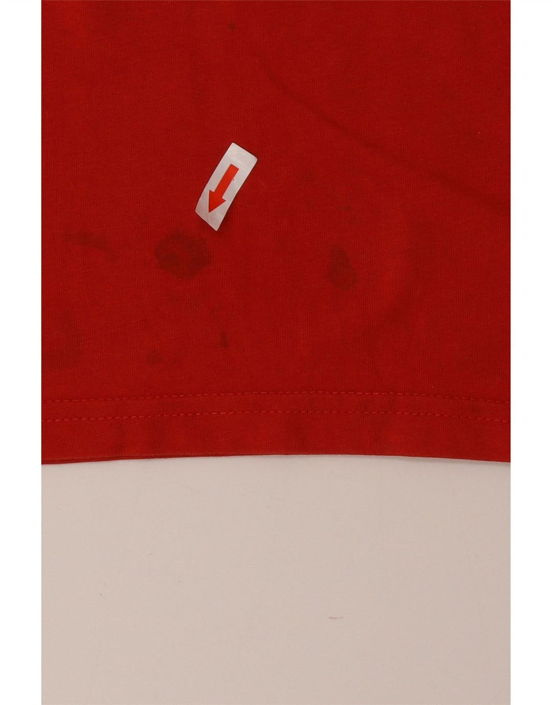 T-shirt grafica da uomo Puma Top grande in cotone rosso