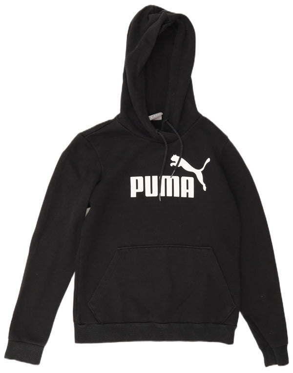 Felpa con cappuccio grafica da donna Puma UK 10 piccola in cotone nero