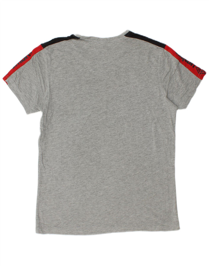 T-shirt grafica da bambino Umbro Top 15-16 anni Colorblock grigio