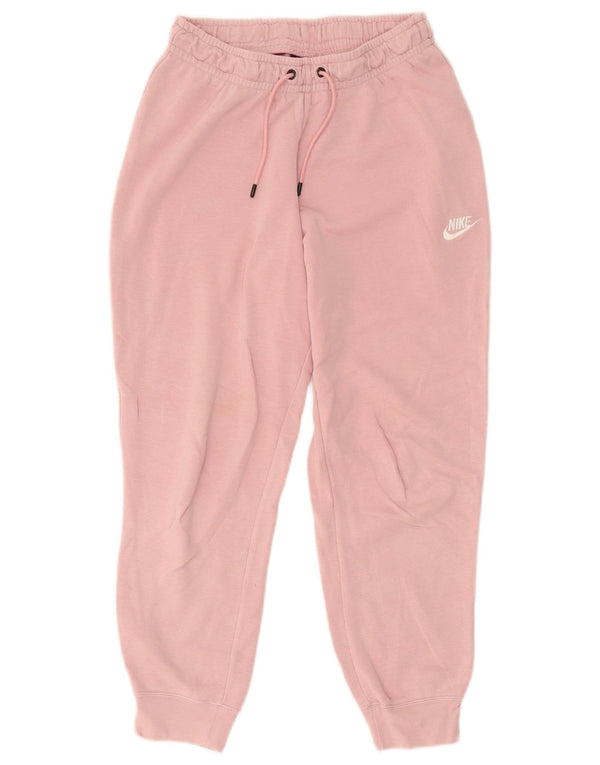Pantaloni da tuta da donna Nike Joggers UK 12 cotone rosa medio