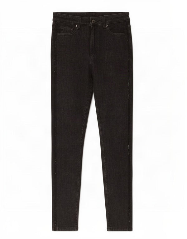 Marks & Spencer Donna The Ivy Skinny Jeans UK 10 Small W28 L27 Nero