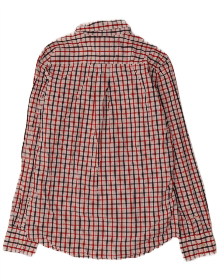 Camicia slim fit da uomo Tommy Hilfiger in cotone a quadri multicolore medio