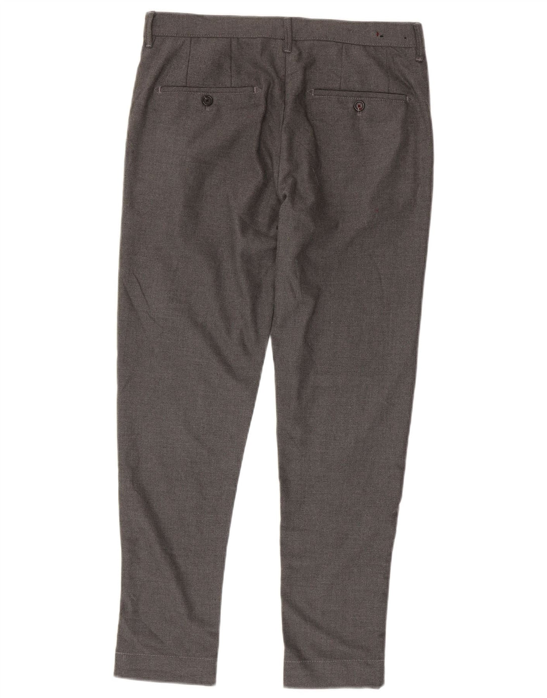 Pantaloni chino slim da uomo Zara EU 40 medio W31 L28 poliestere grigio