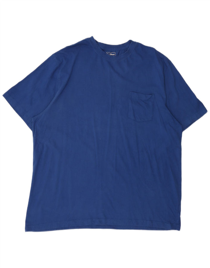 T-shirt da uomo dal taglio tradizionale L.L.BEAN Top 2XL in cotone blu