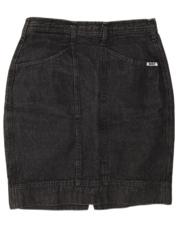 Mini gonna di jeans da donna Wit Boy W28 Grigio medio