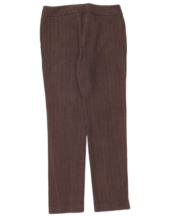Pantaloni da abito slim da donna Max & Co. W30 L30 Marrone a spina di pesce