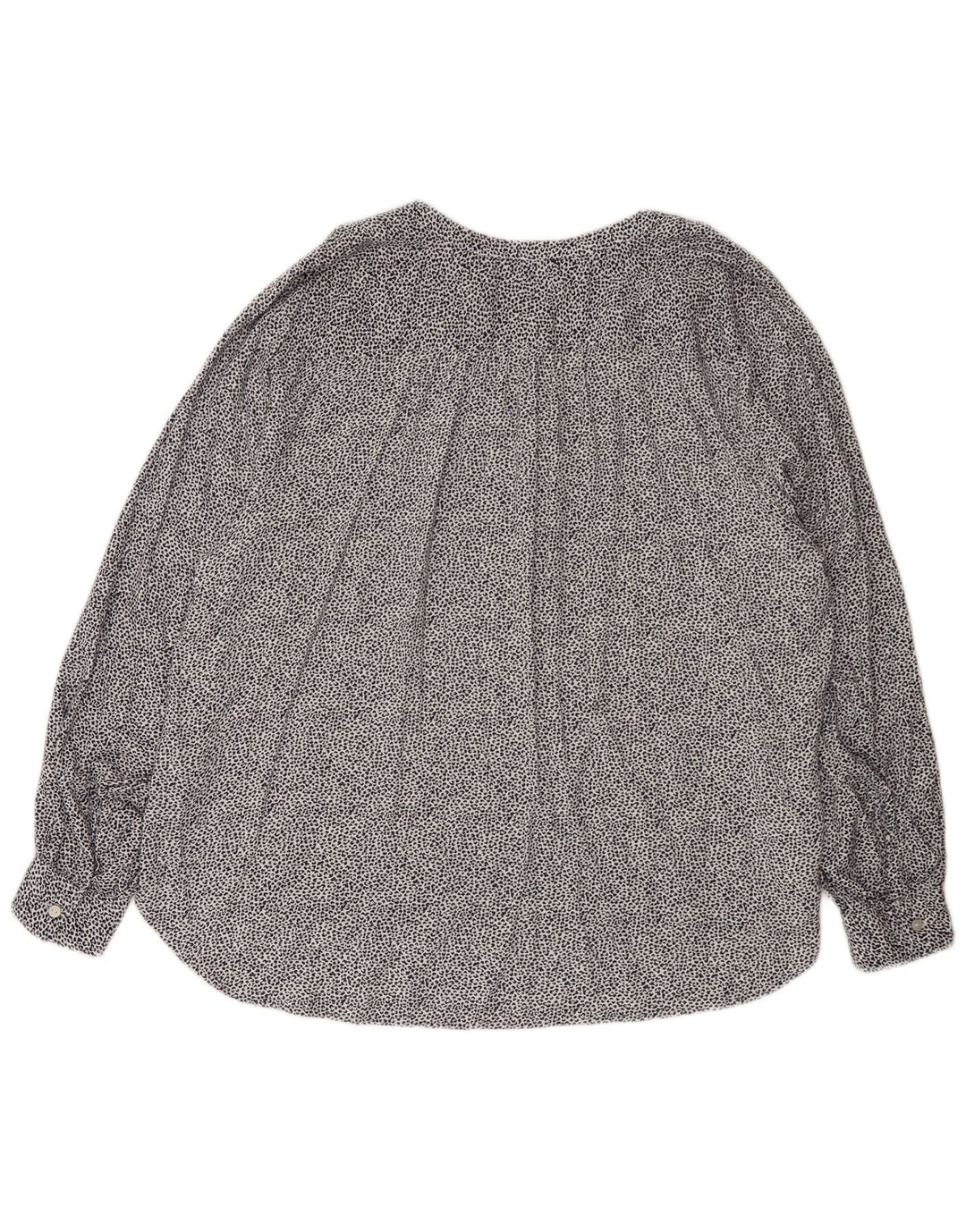 Marks & Spencer Camicia Pullover da Donna Camicetta UK 20 2XL Bianca Stampa Animalier