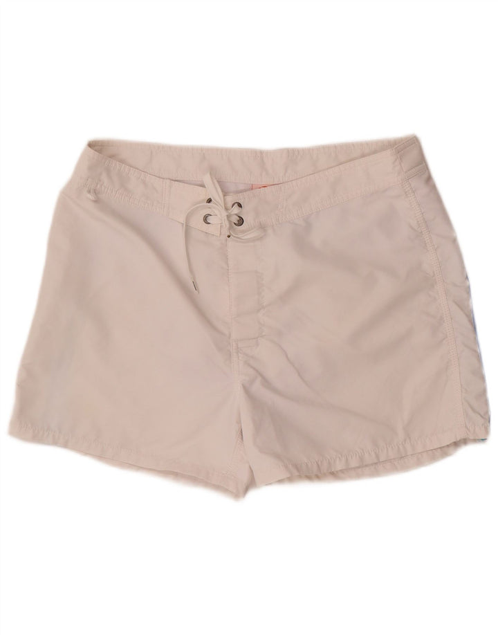 Pantaloncini da bagno da uomo Sundek nylon bianco medio