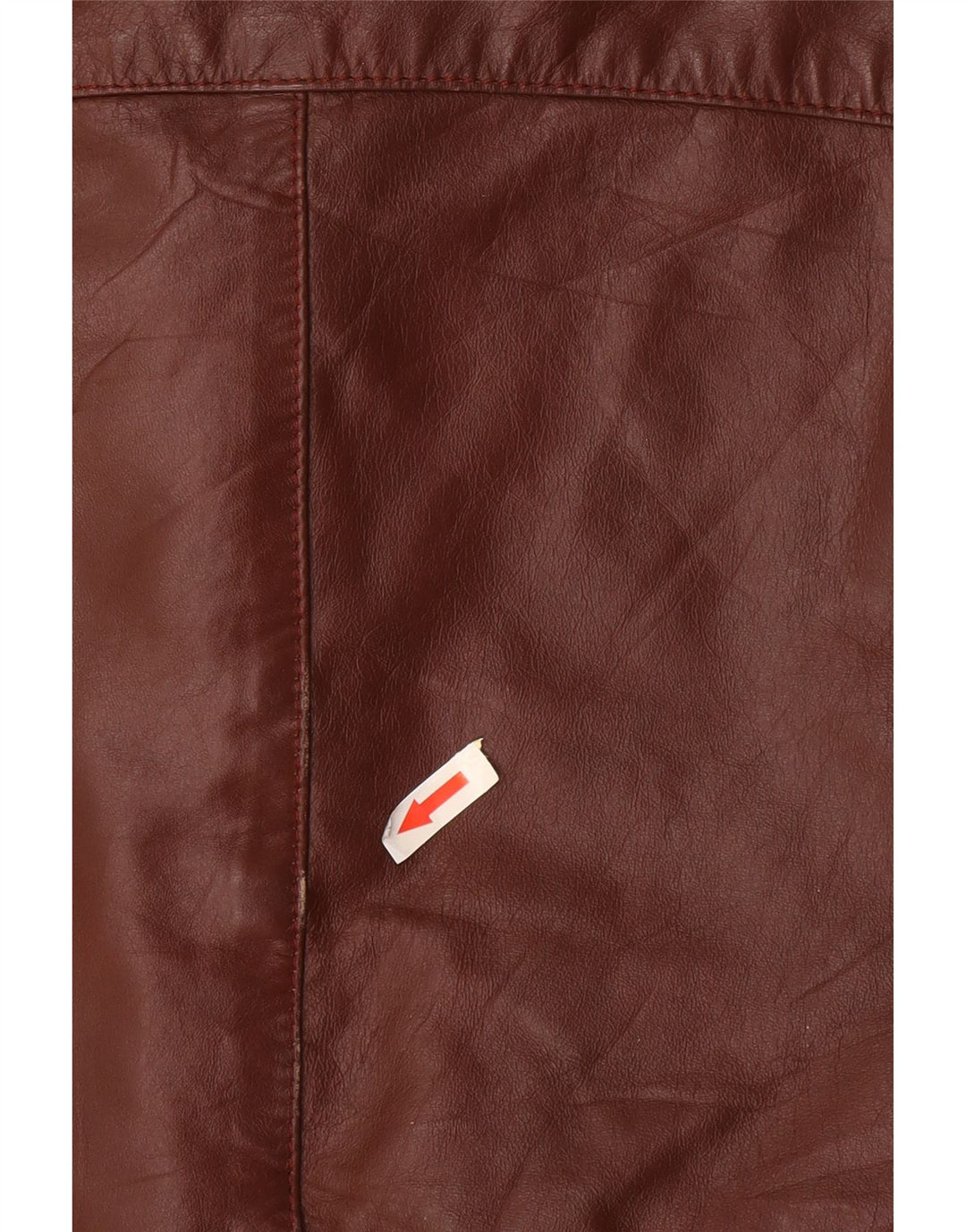 Giacca in pelle con cappuccio da uomo Cooper UK 42 XL in pelle marrone