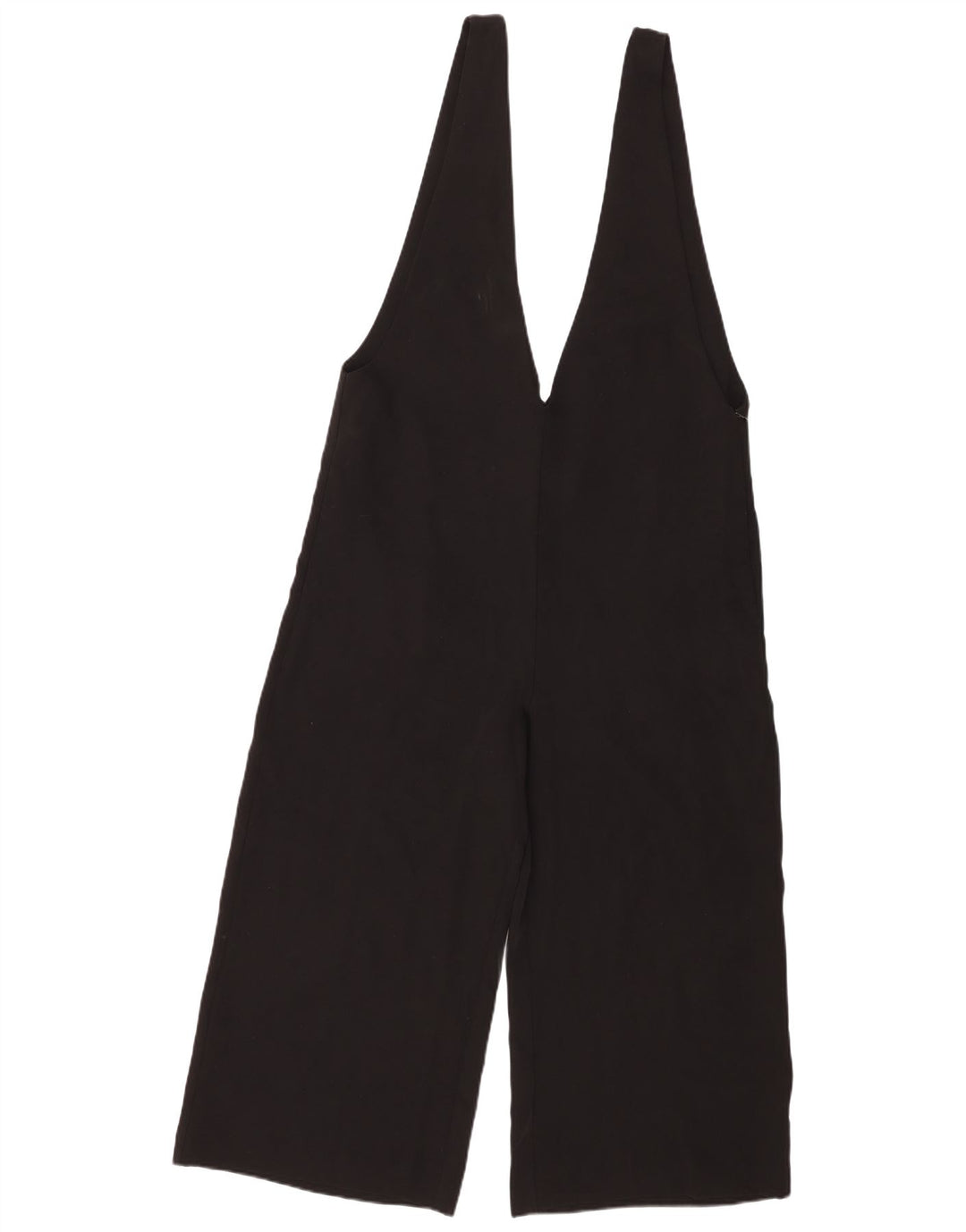 Tutina corta senza maniche da donna Zara UK 14 grande poliestere nero