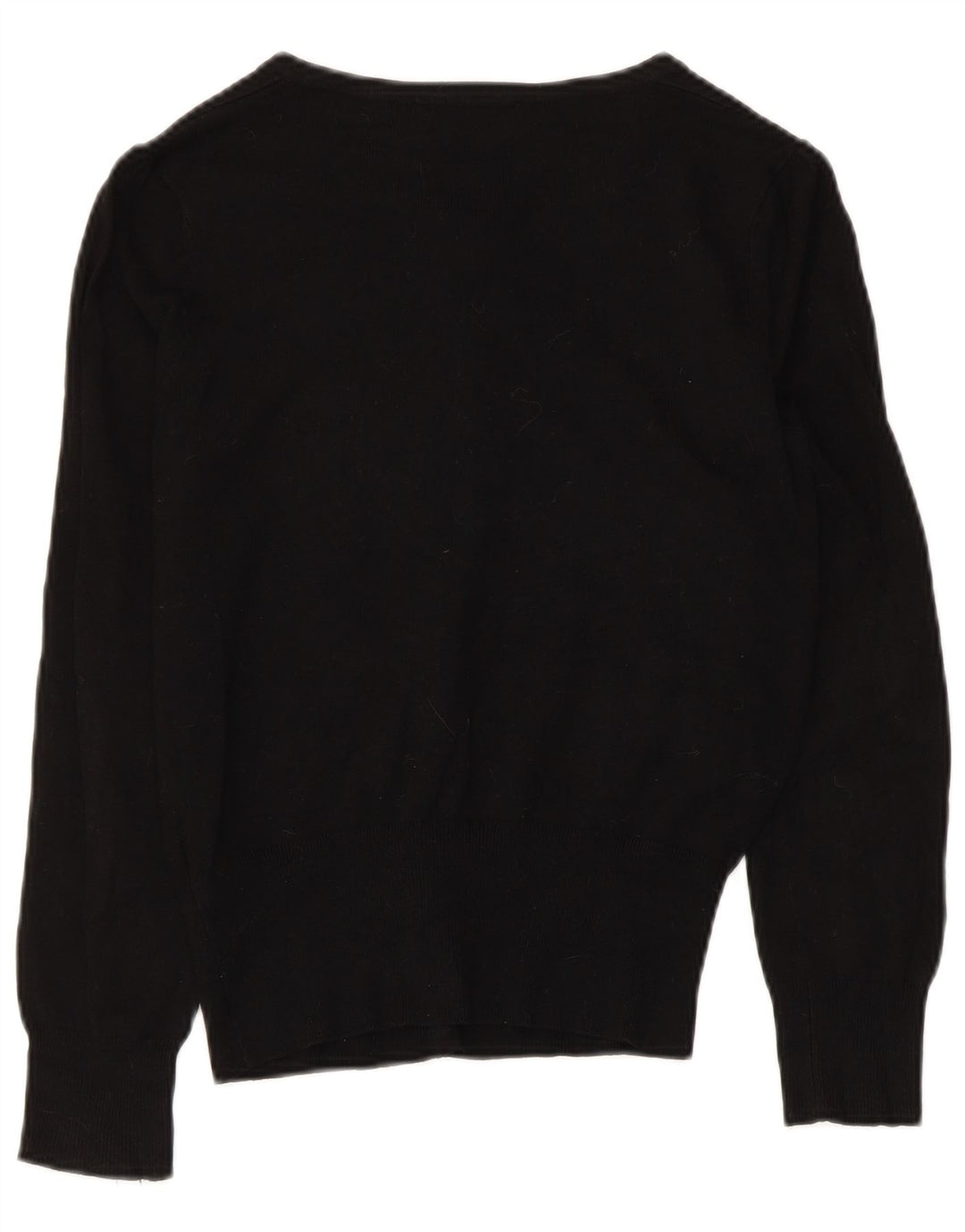 Maglione cardigan da donna Marks & Spencer UK 8 piccolo in viscosa nera