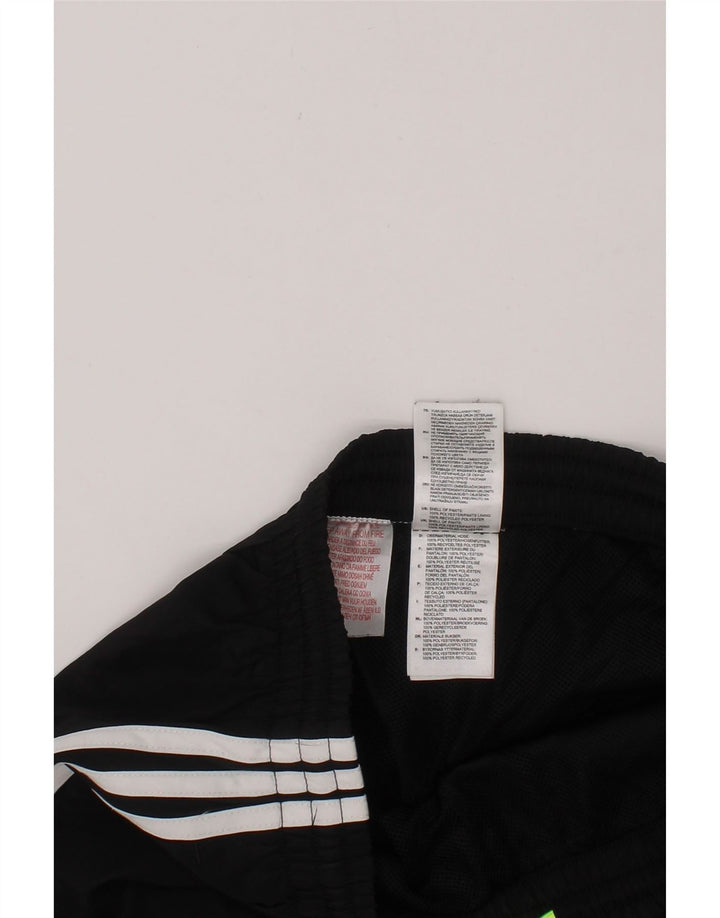 ADIDAS Boys Tracksuit Trousers Joggers 11-12 Years Black Polyester Vintage Adidas and Second-Hand Adidas from Messina Hembry 