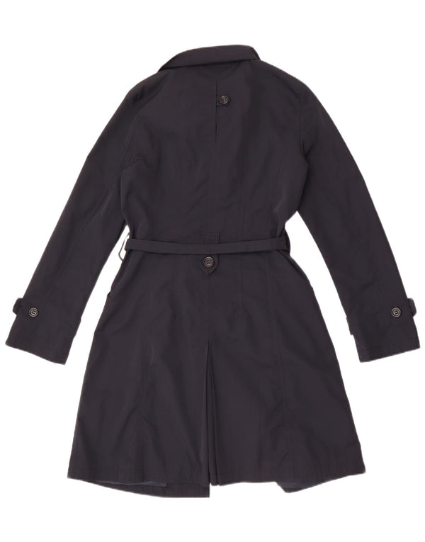 Trench da donna Max & Co. UK 8 Small Blu Navy in poliammide