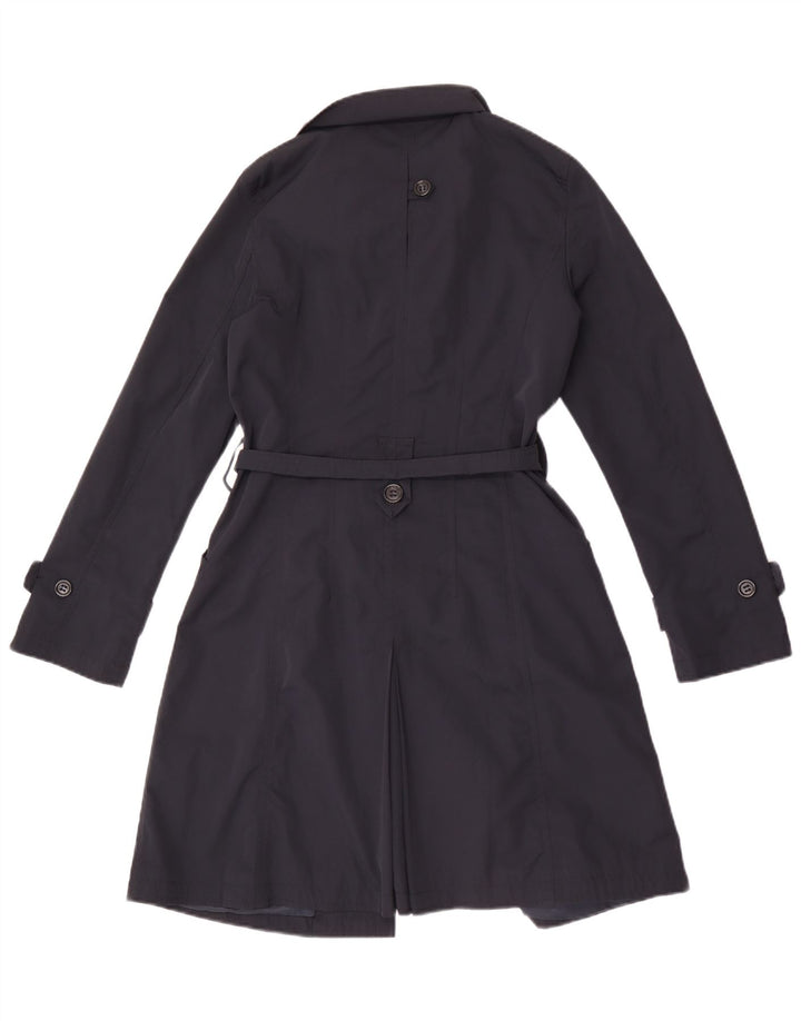 Trench da donna Max & Co. UK 8 Small Blu Navy in poliammide