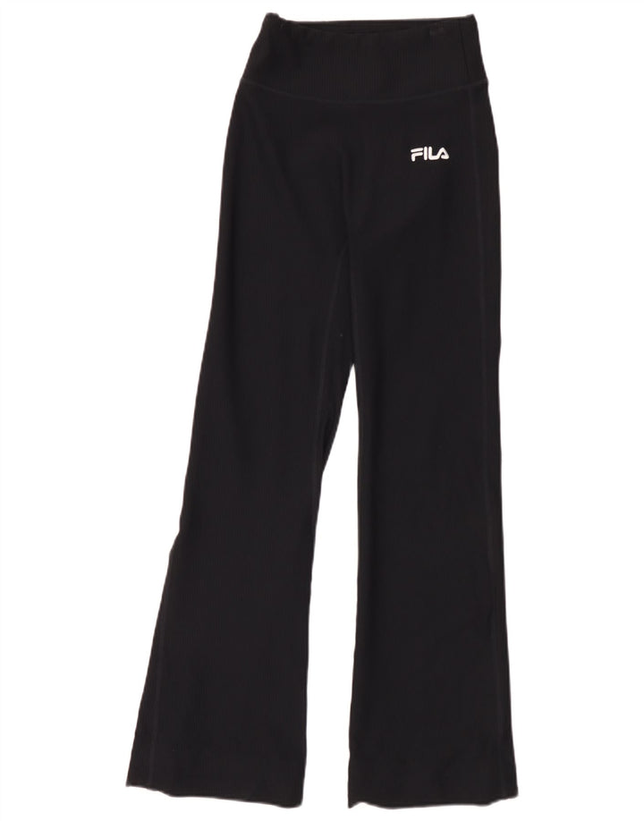 Pantaloni da tuta da donna Fila UK 10 Small nylon nero