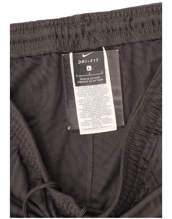 Pantaloncini sportivi NIKE Liverpool da uomo, grandi, in poliestere color block nero