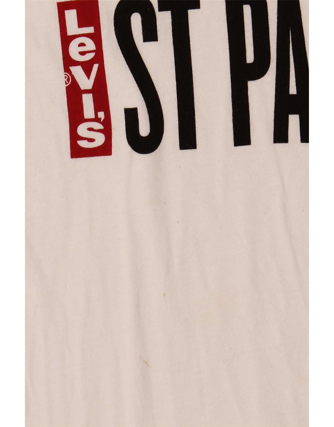 T-shirt grafica da uomo Levi's Top piccola in cotone bianco