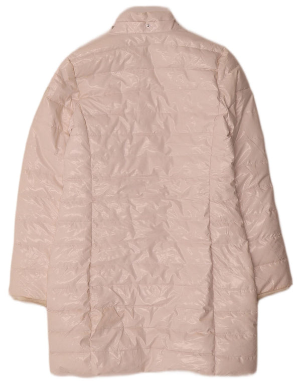 Cappotto imbottito con grafica Guess per ragazze 11-12 anni in poliestere bianco
