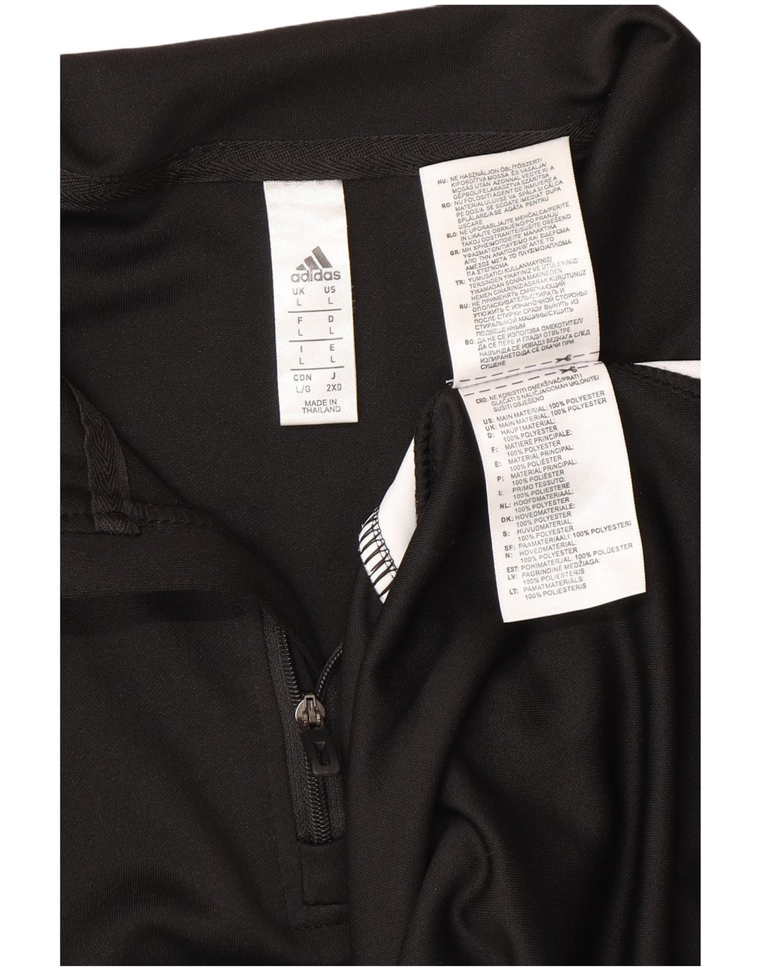 Tuta da uomo ADIDAS Aeroready Pullover Top Large Black Colourblock