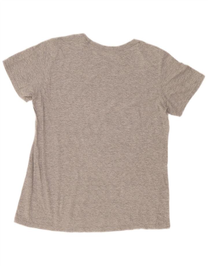 T-shirt grafica da uomo Adidas Top grande grigia