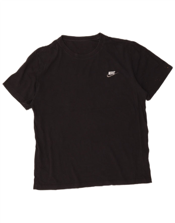T-shirt da uomo Nike Top grande in cotone nero