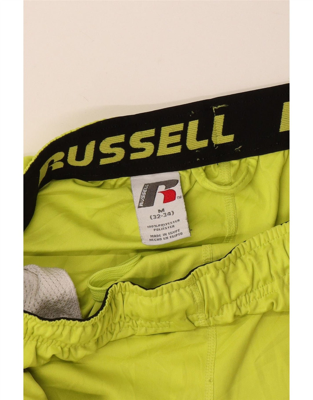 Pantaloncini sportivi Dri-Power da uomo RUSSELL ATHLETIC Poliestere verde medio