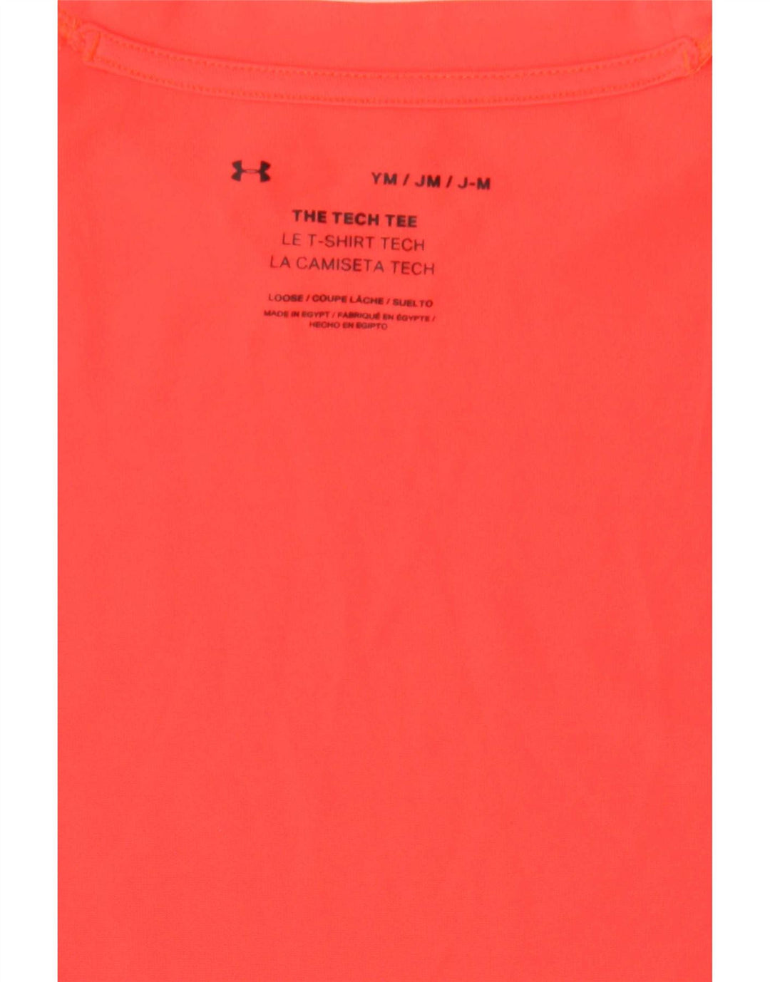 Maglietta grafica da ragazzo Under Armour Top 9-10 anni Colorblock arancione medio