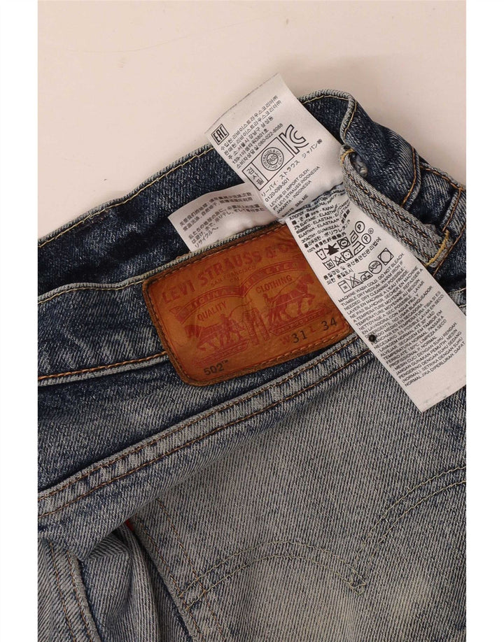 Levi's Uomo 502 Jeans affusolati W31 L34 Cotone blu