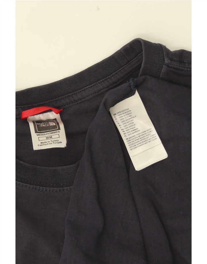T-shirt grafica da uomo The North Face Top in cotone blu navy medio