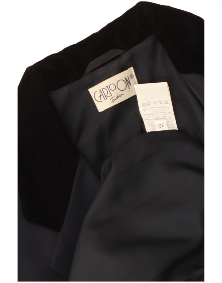 Giacca blazer da donna a 3 bottoni Cartoon EU 36 piccola blu navy color block