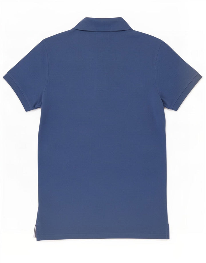 Polo Uomo Diadora Blu Medio Cotone
