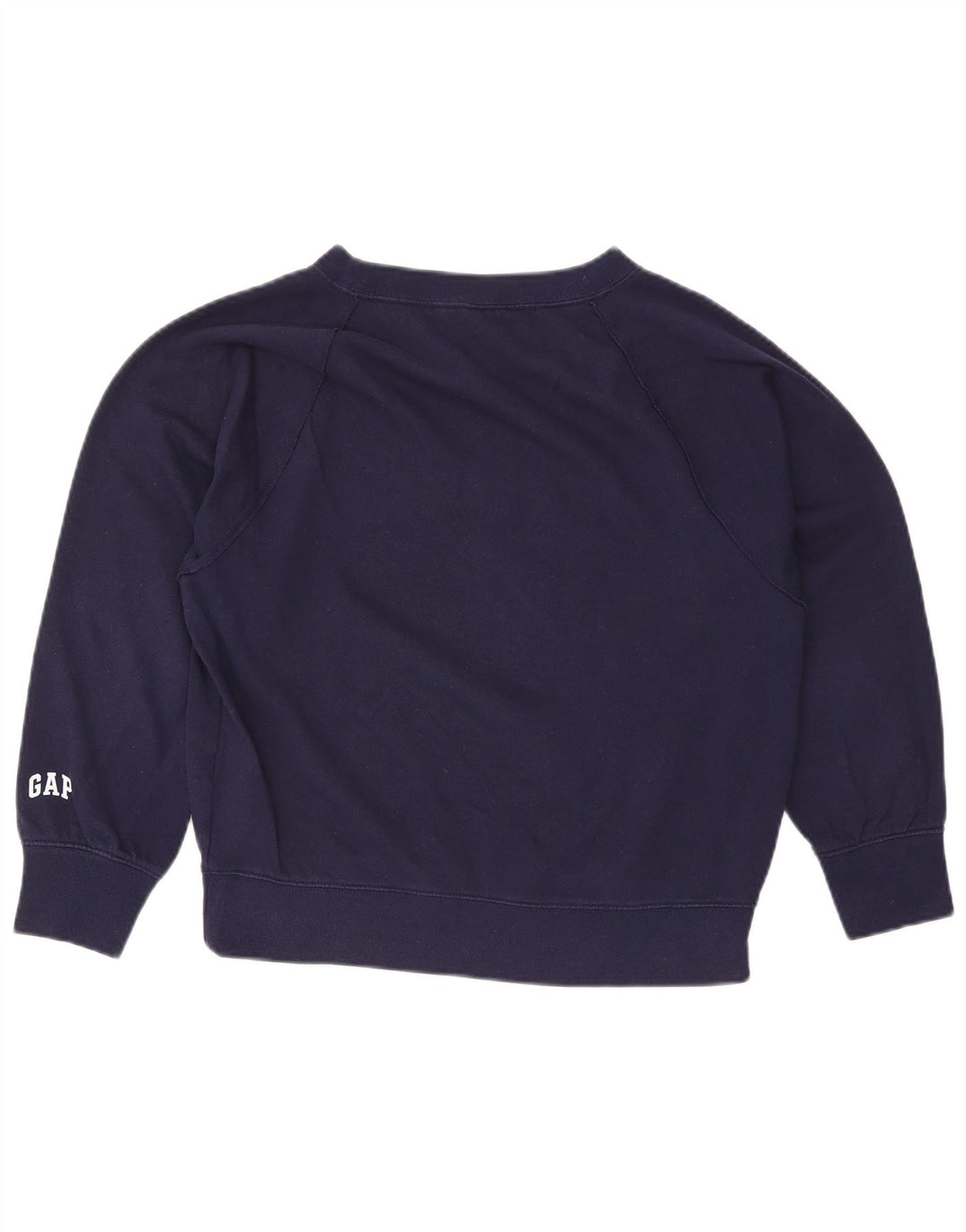 Gap Felpa con grafica oversize da donna UK 10 Small Cotone blu navy