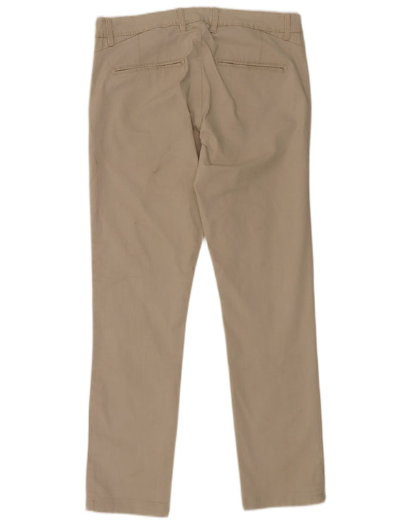 Pantaloni chino skinny da uomo Zara EU 42 Large W32 L31 Beige