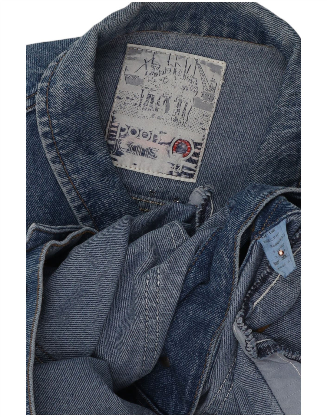 Giacca in denim da donna Pooh EU 44 XL cotone blu