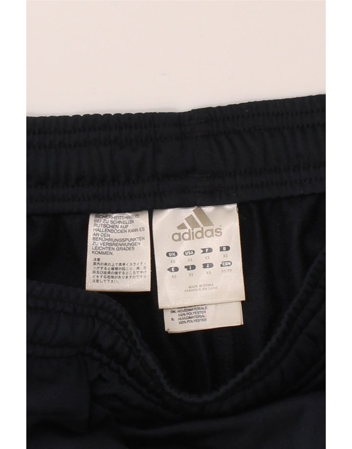 ADIDAS Mens Tracksuit Trousers XS Navy Blue Polyester Vintage Adidas and Second-Hand Adidas from Messina Hembry 