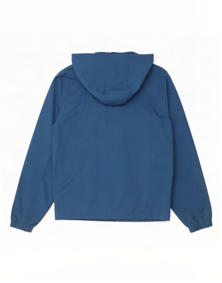 Giacca antipioggia da uomo con cappuccio Penguin UK 36 Small Blu Poliestere
