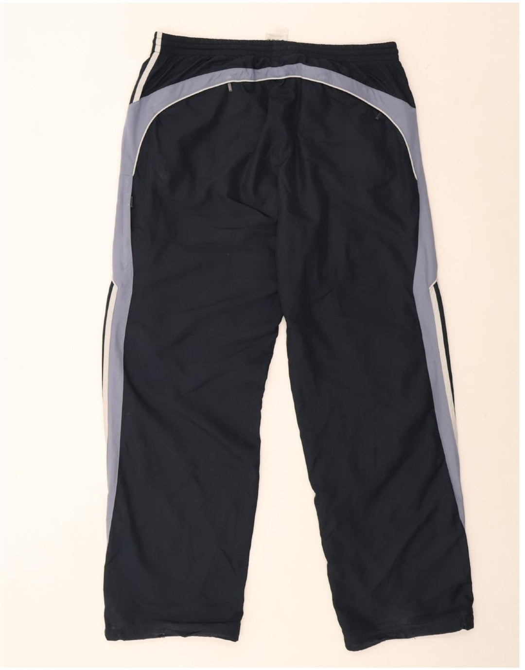 Pantaloni da tuta da uomo Adidas XL in poliestere color block blu navy