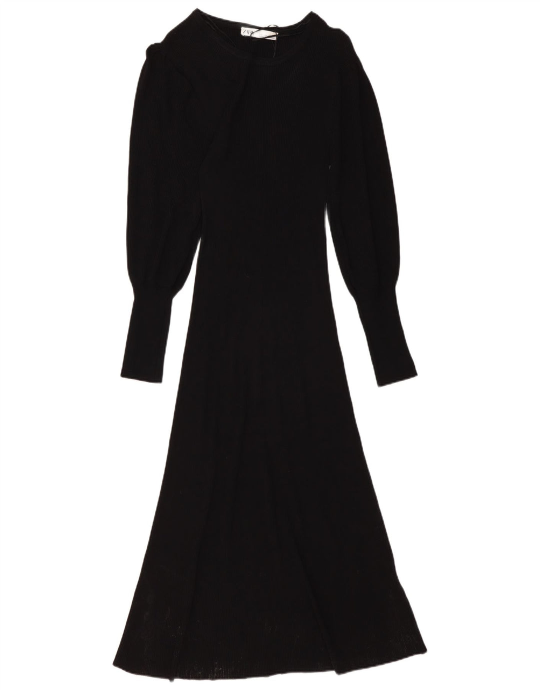 Abito in Maglia ZARA da Donna UK 6 Small Nero in Viscosa