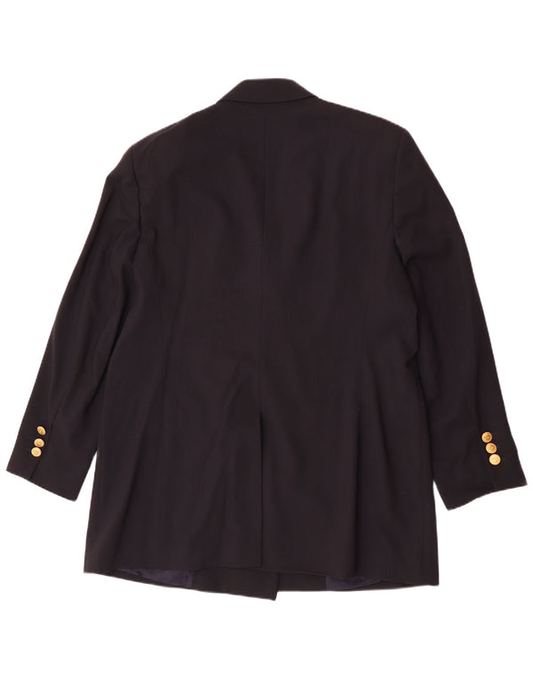 Giacca blazer doppiopetto lunga da donna Jobis UK 14 medio blu navy