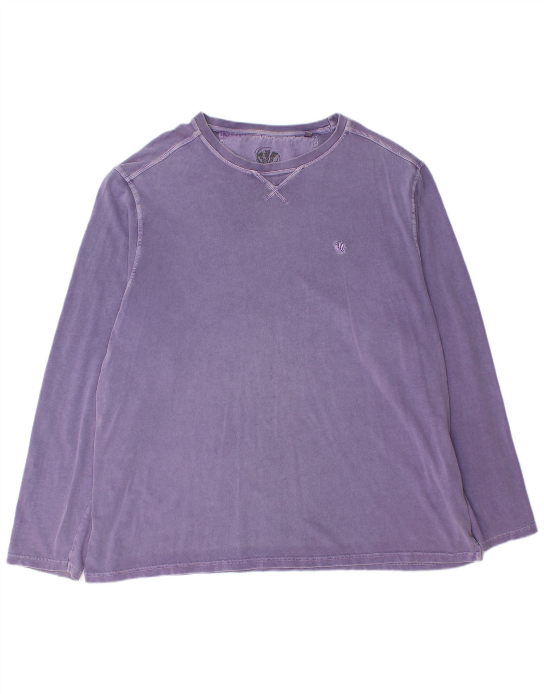 Top da uomo a maniche lunghe Fat Face 2XL cotone viola
