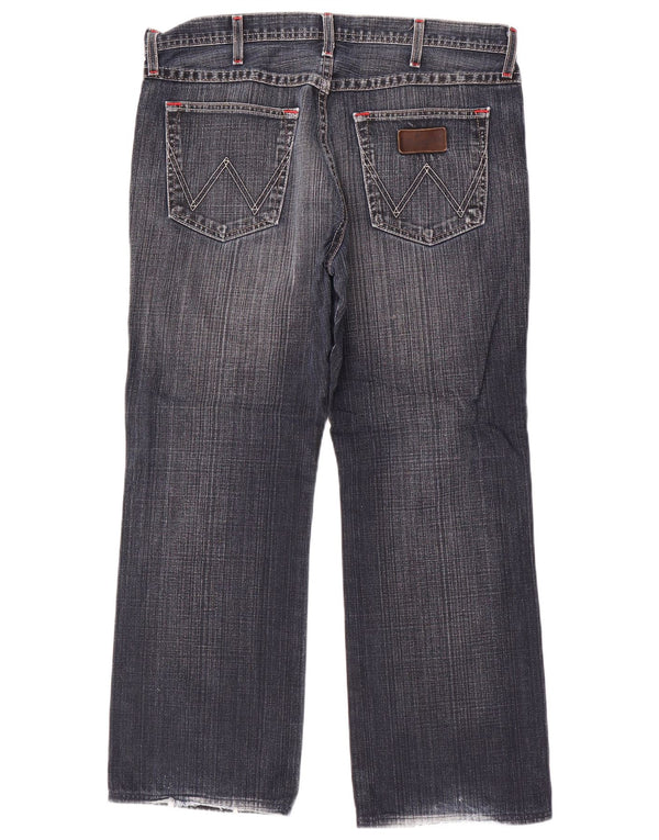 Jeans dritti da uomo Wrangler Roxboro W36 L30 cotone blu