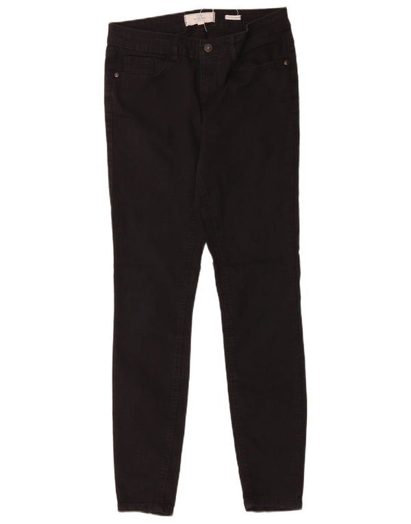 Jeans Jegging da donna Fat Face UK 10 Small W30 L29 Cotone nero