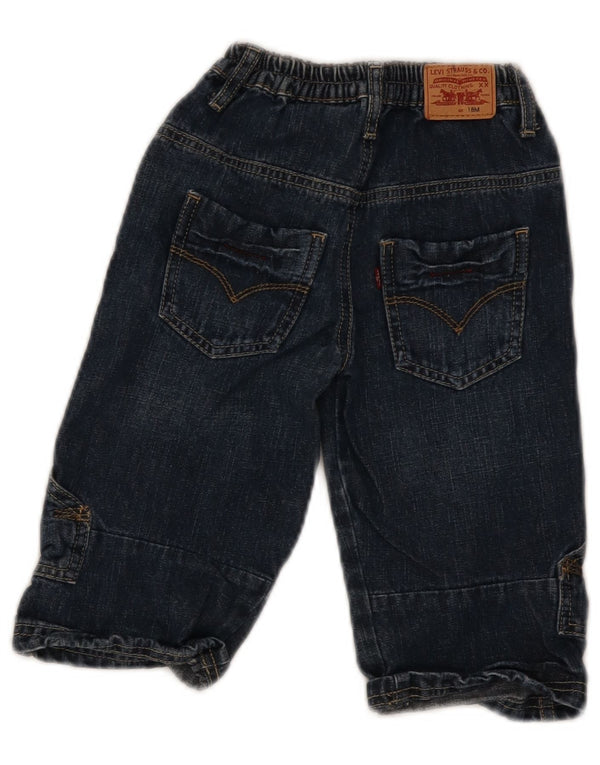 Jeans dritti da bambino Levi's 12-18 mesi W18 L10 cotone blu navy