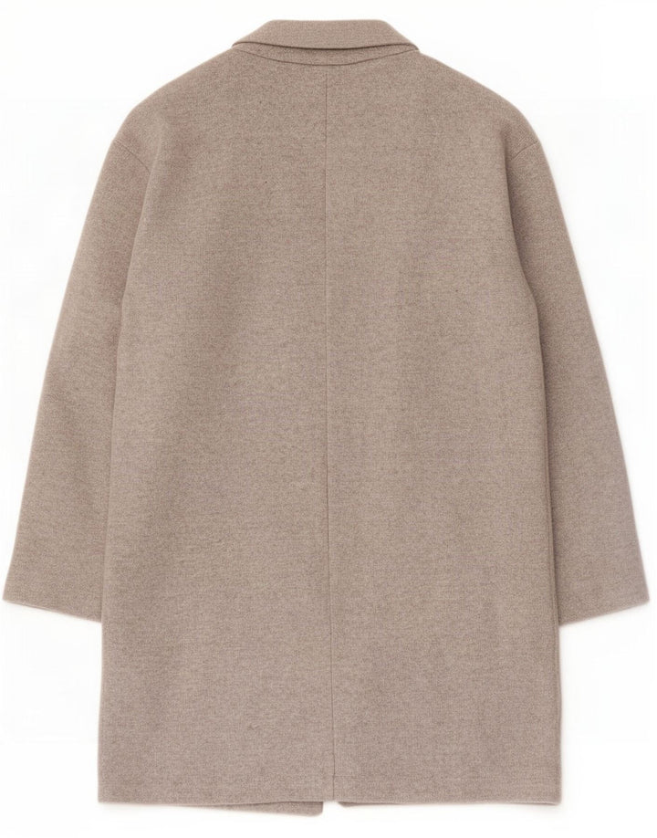 Cappotto aperto da donna Zara UK 14 Poliestere grigio medio