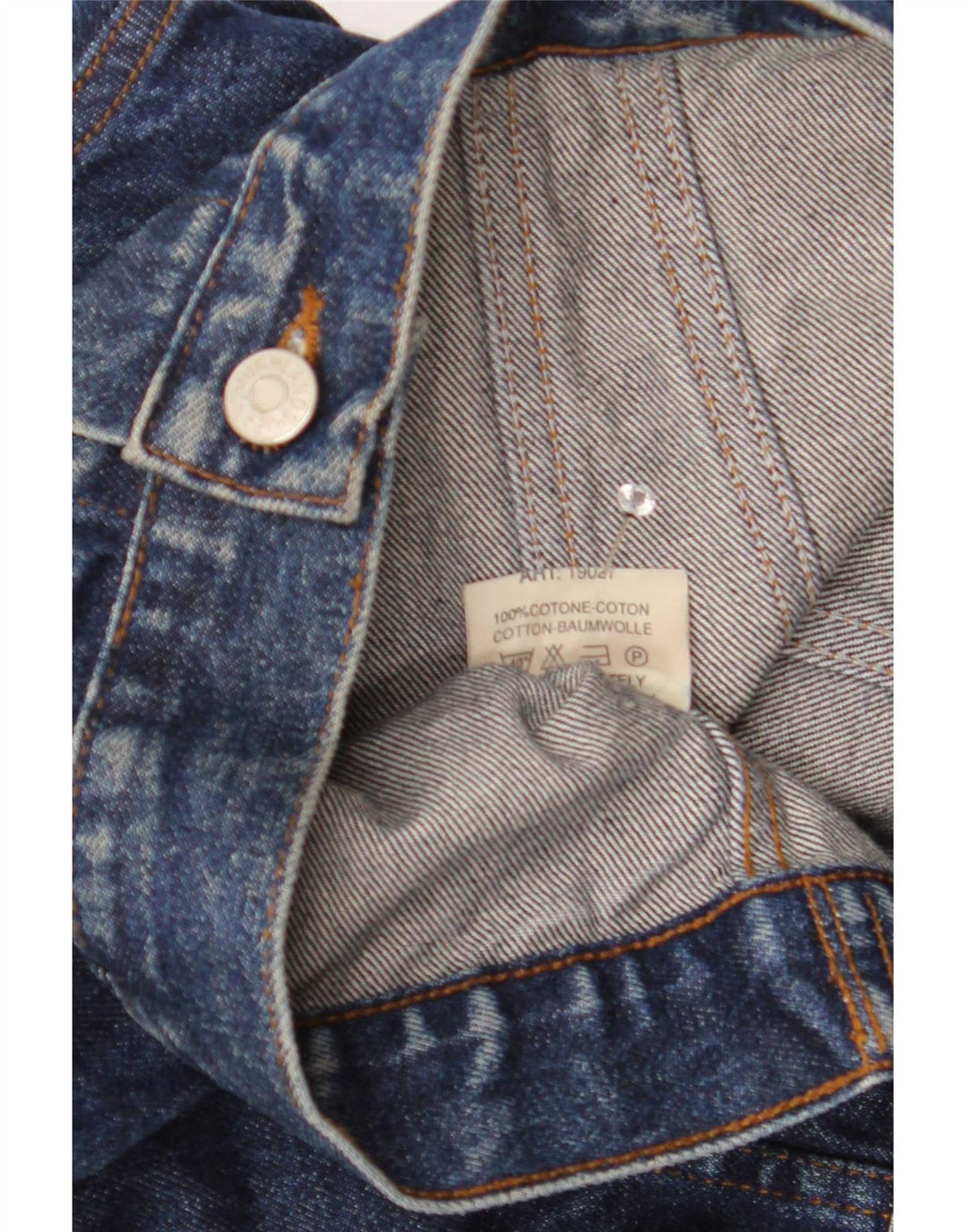 Giacca di jeans da donna Highlands UK 14 grande cotone blu